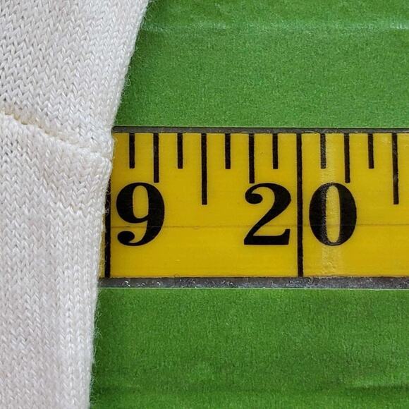 J McLaughlin Cardigan Sweater Cream Small Vacation Gold Chain Blair Gossip Girl - Picture 7 of 9